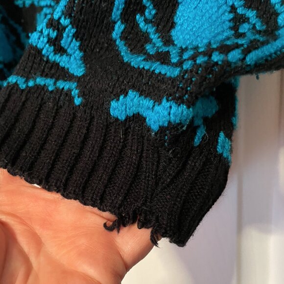 Vintage 80s "Turning Point" Sweater – Made in USA 🇺🇸 - Picture 3 of 8